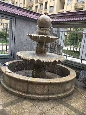 廣場石雕噴泉 石材水景噴泉在庭院景觀中的藝術(shù)魅力