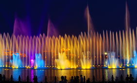 水之舞 音樂噴泉的獨特魅力